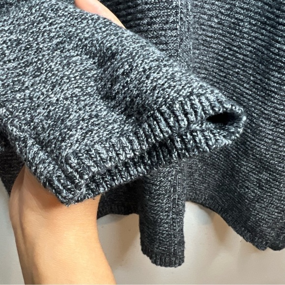 J Jill Pure Jill Women's Pullover Knit Sweater Crew Neck Cotton Nylon Gray Sz M - Picture 6 of 10